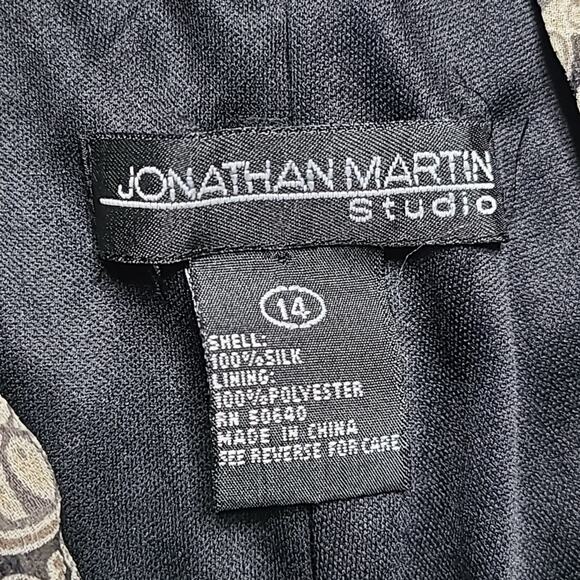 Vintage 90's Jonathan Martin drop wasit silk dress - Picture 4 of 7